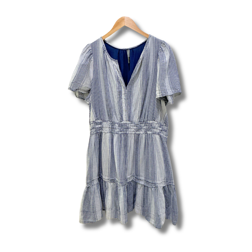 Anthropologie The Somerset Gingham Mini Dress