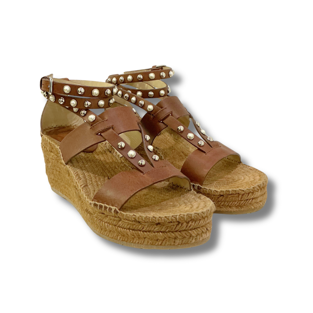 Jimmy Choo Danica Studded Wedge Espadrilles