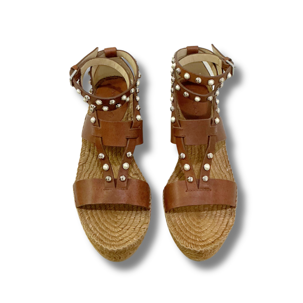 Jimmy Choo Danica Studded Wedge Espadrilles