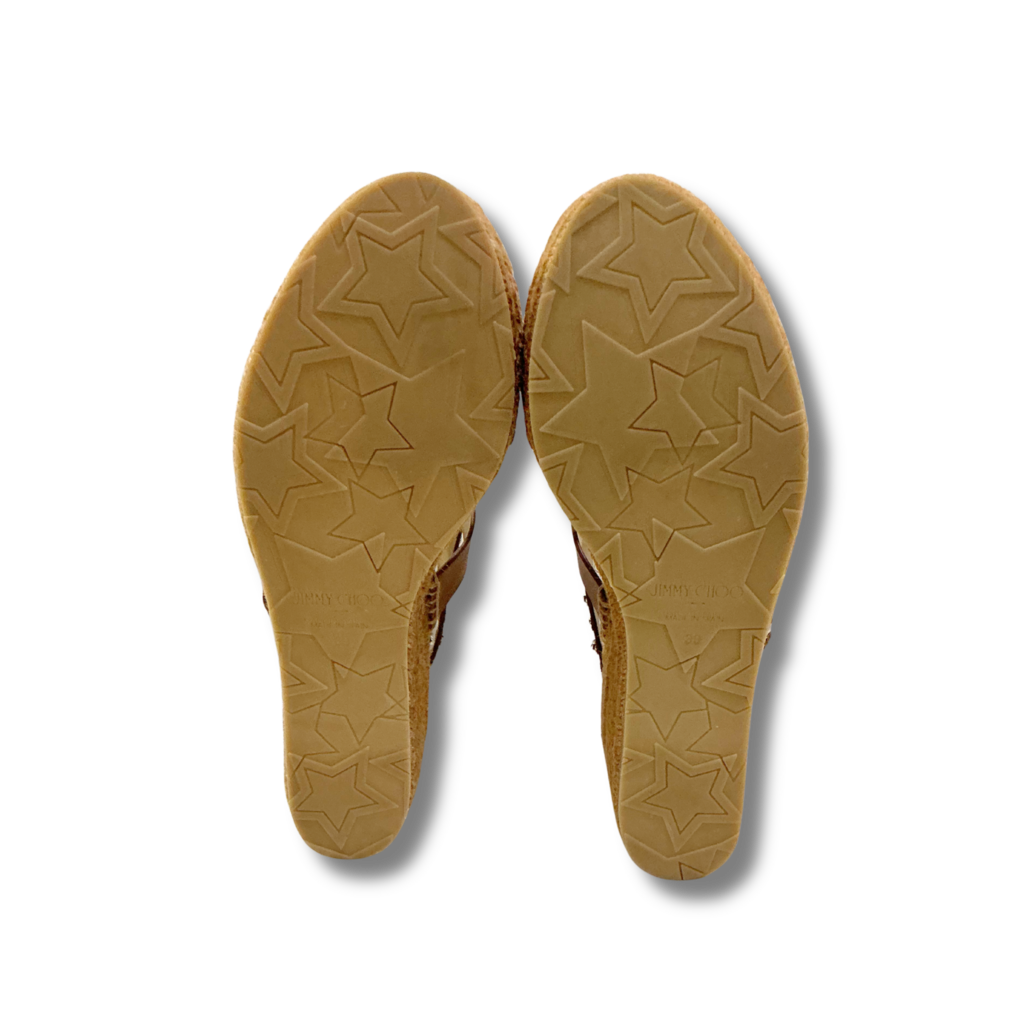 Jimmy Choo Danica Studded Wedge Espadrilles