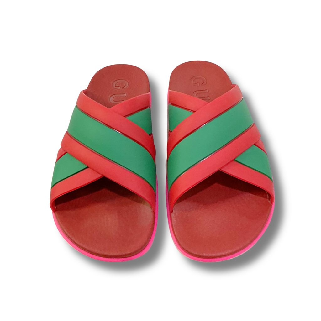 Gucci Web Crossover Slides
