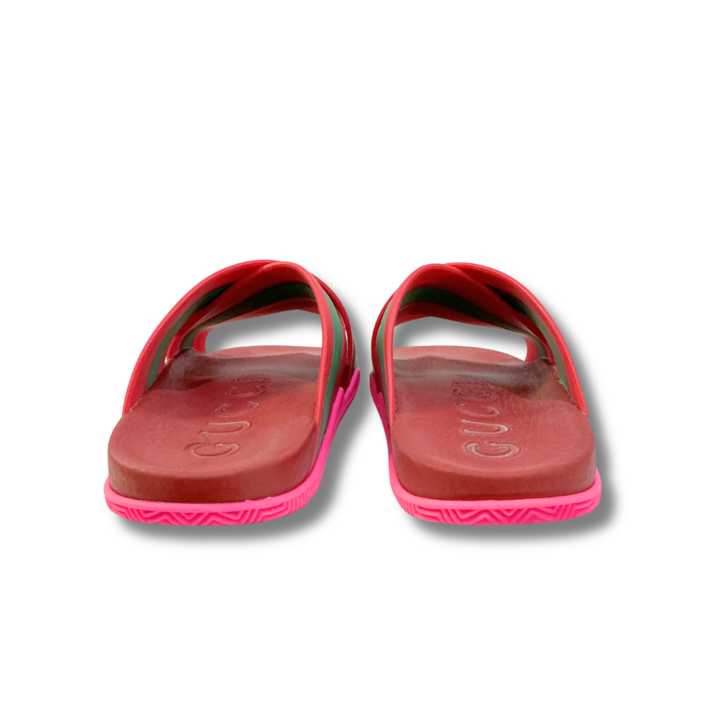 Gucci Web Crossover Slides