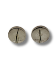 Gucci Trademark Circle Plate Stud Earrings