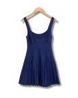 Staud Ellison Rib-Knit Mini Dress