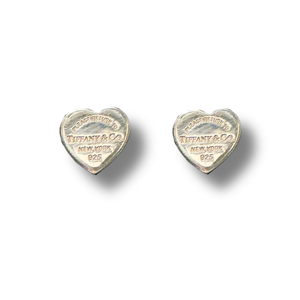 Tiffany &amp; Co Heart Stud Earrings