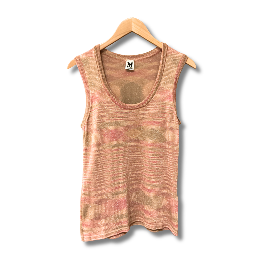 Missoni Metallic Knit Tank Top