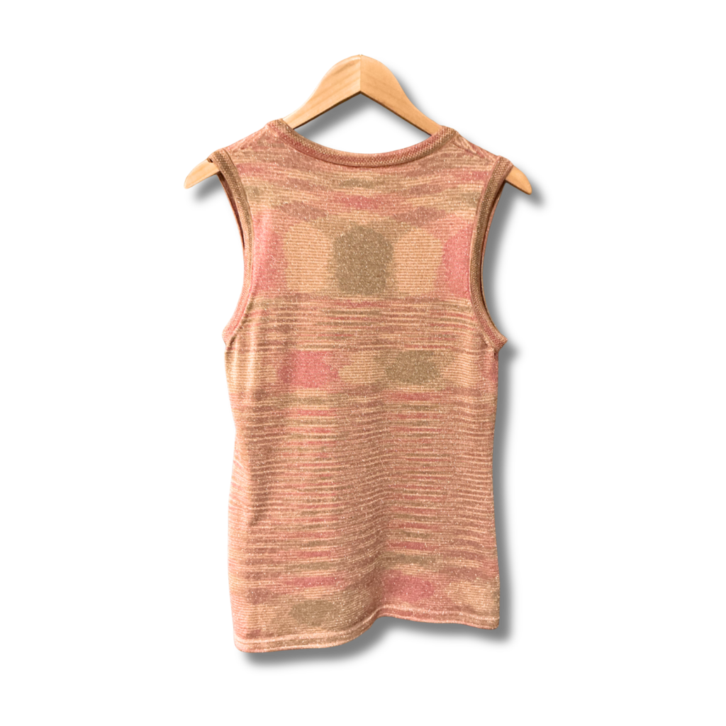 Missoni Metallic Knit Tank Top