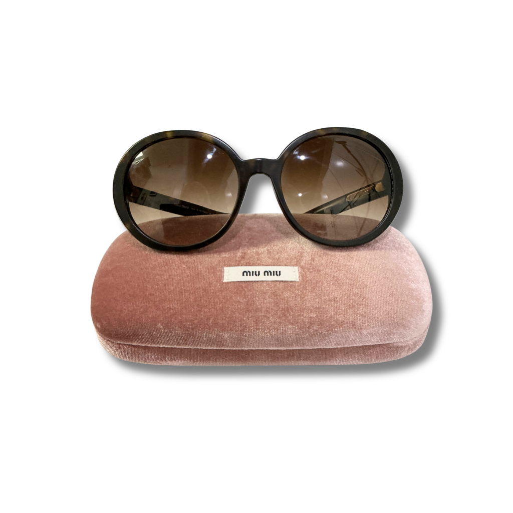 Miu Miu Oversized Round Sunglasses