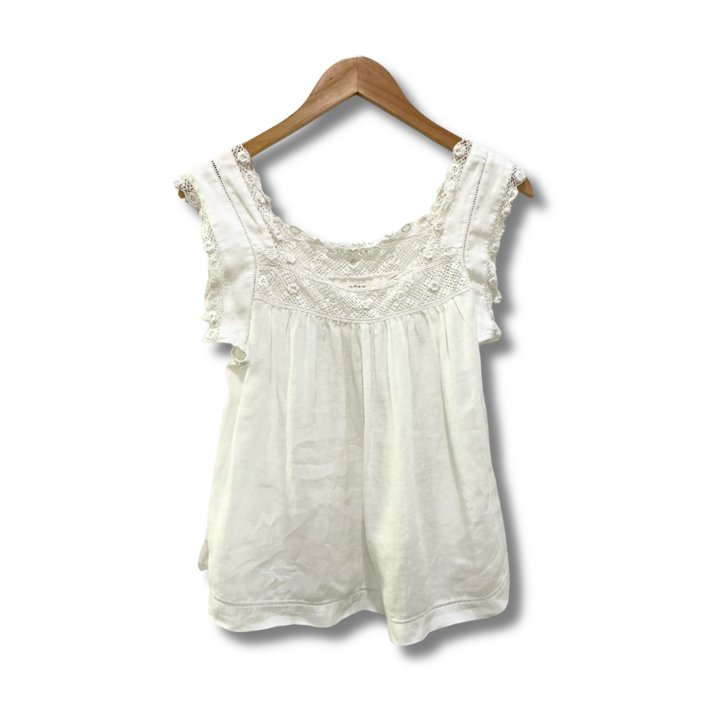 Doen Aphra Lace Trim Top