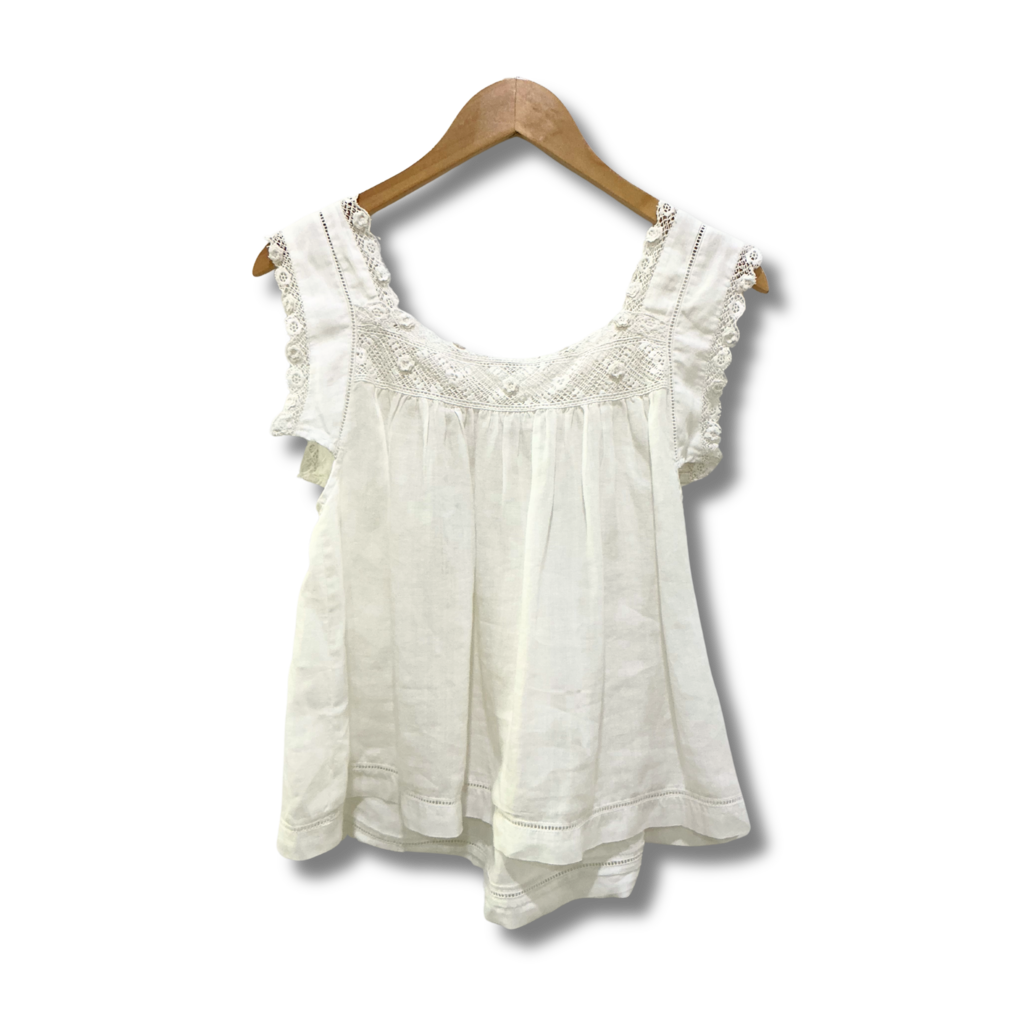 Doen Aphra Lace Trim Top