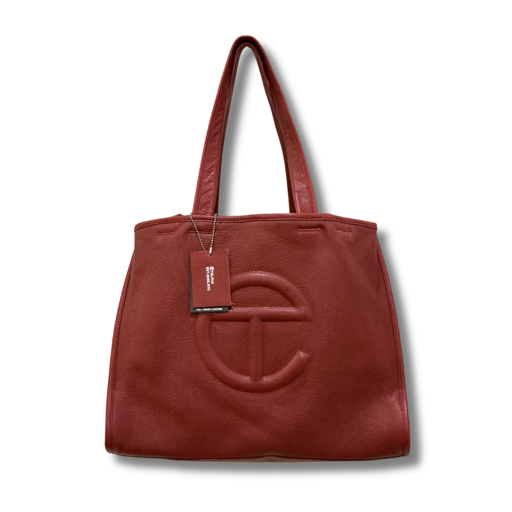 Telfar Medium Leather Carry Bag