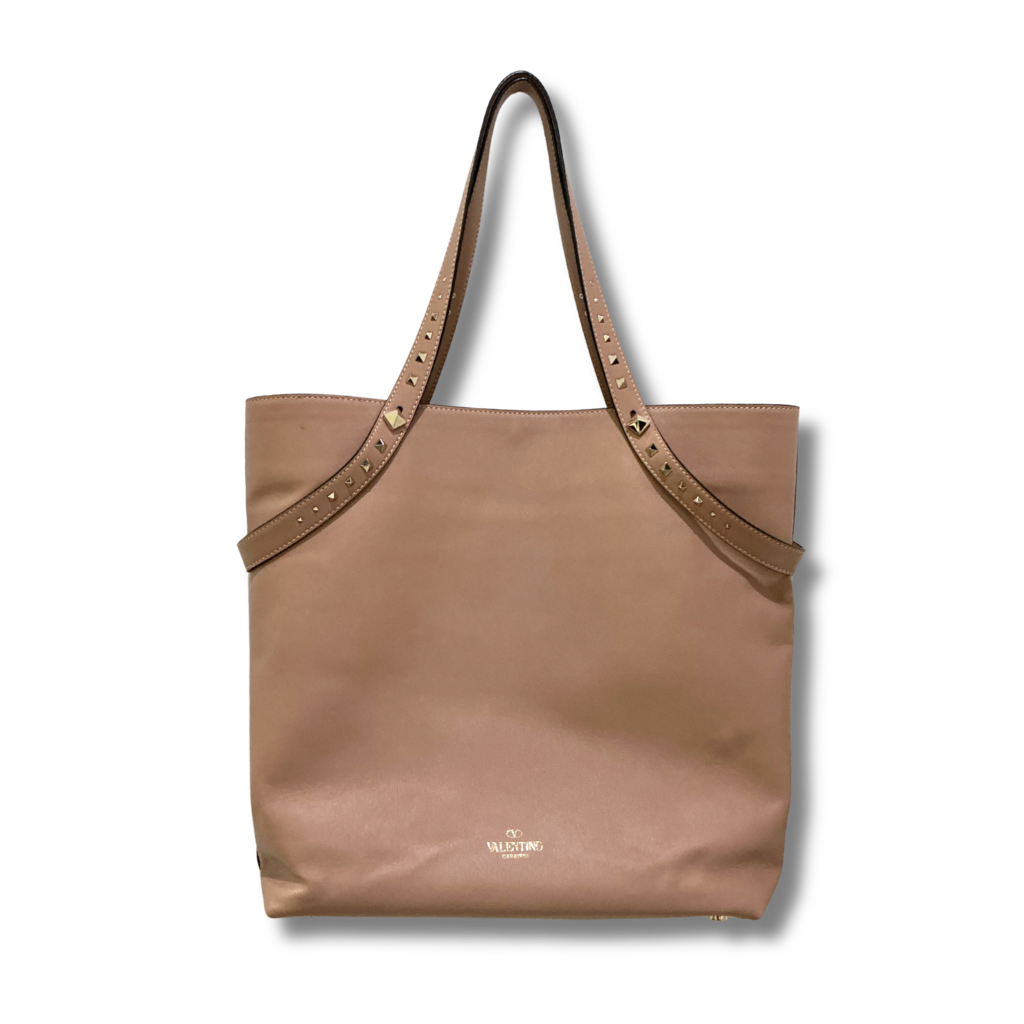 Valentino Vitello Lovestud Tote Bag