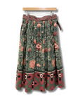 Farm Rio Arabesque Floral Midi Skirt