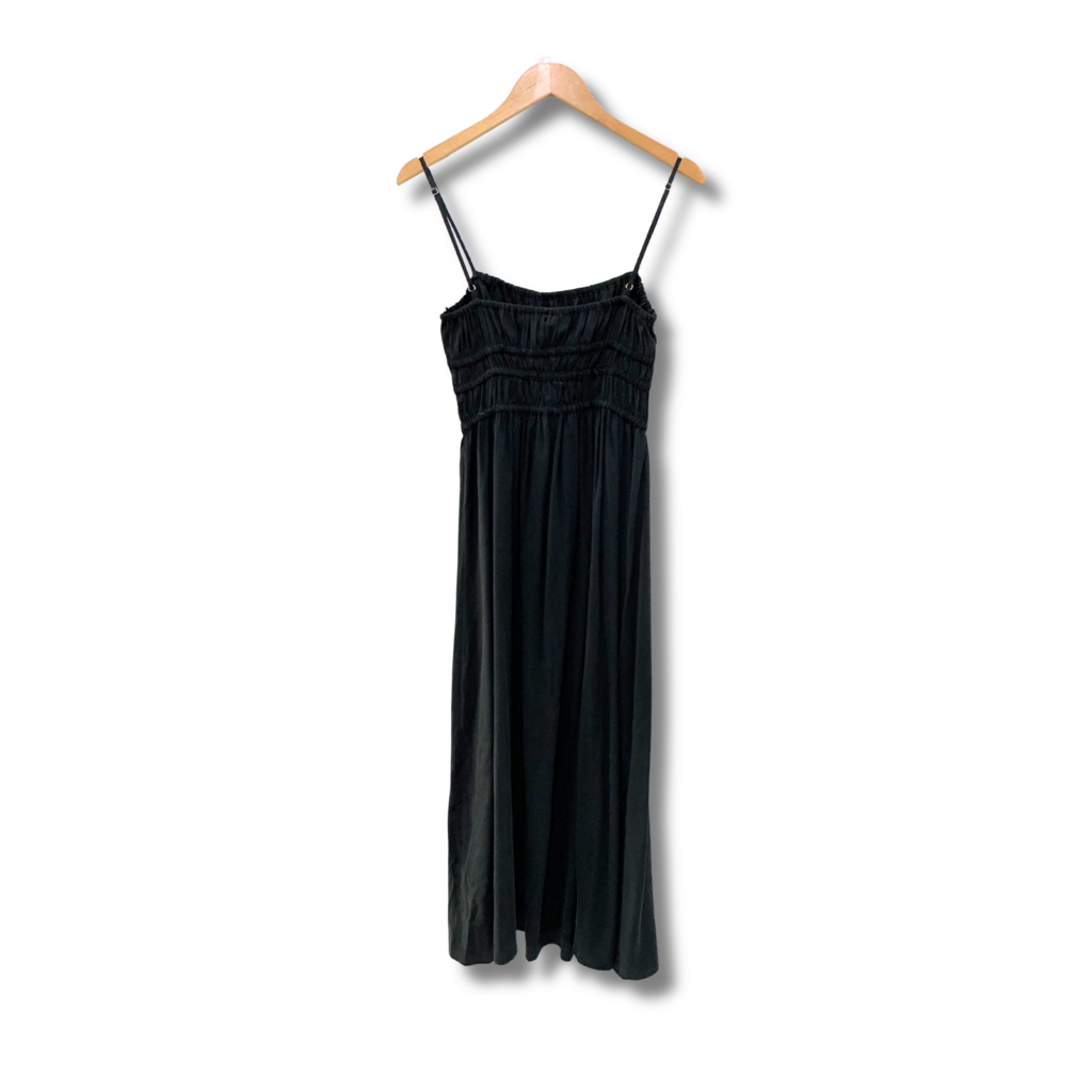 Zara Flowy Elastic Midi Dress