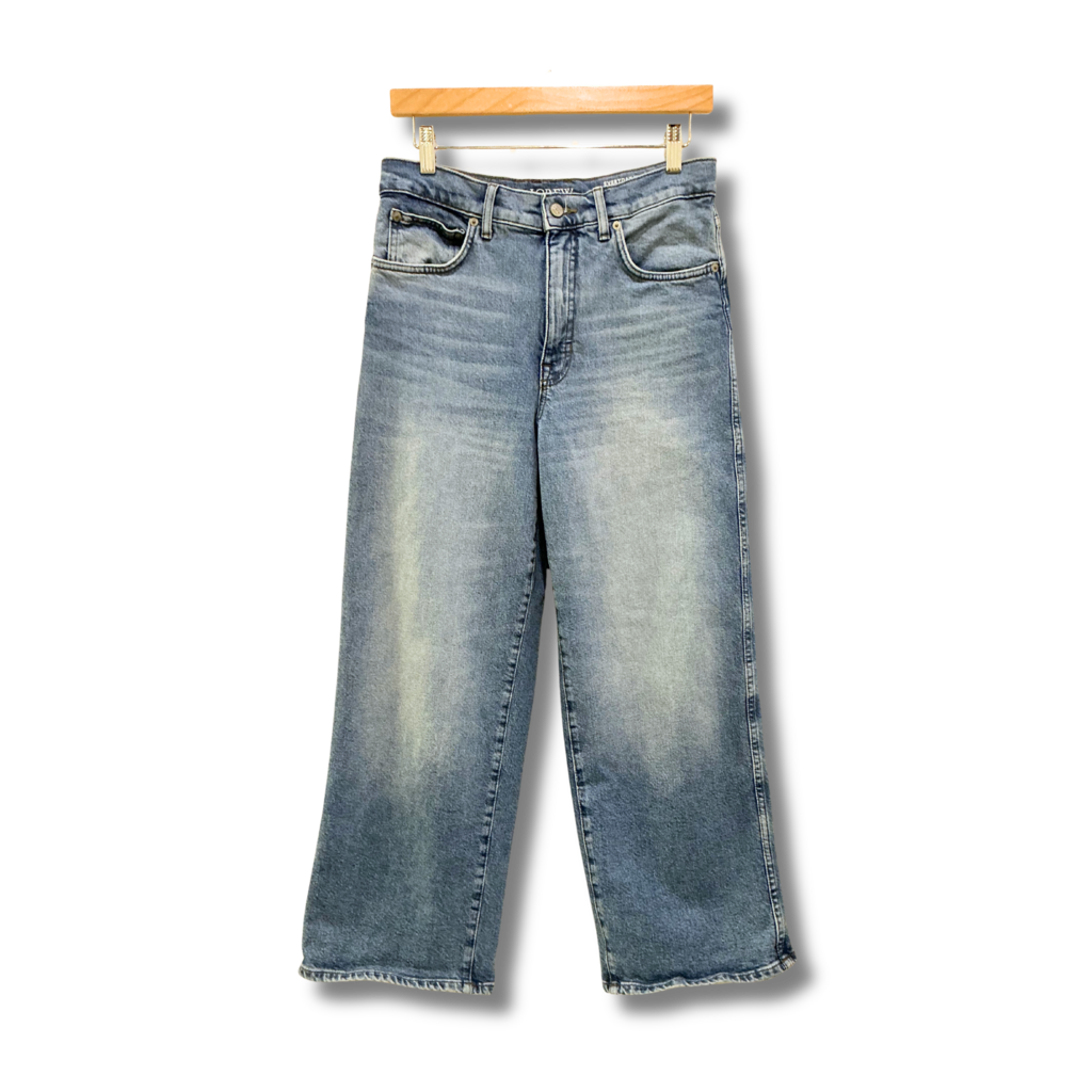J.crew Everyday Wide Leg Ankle Jean