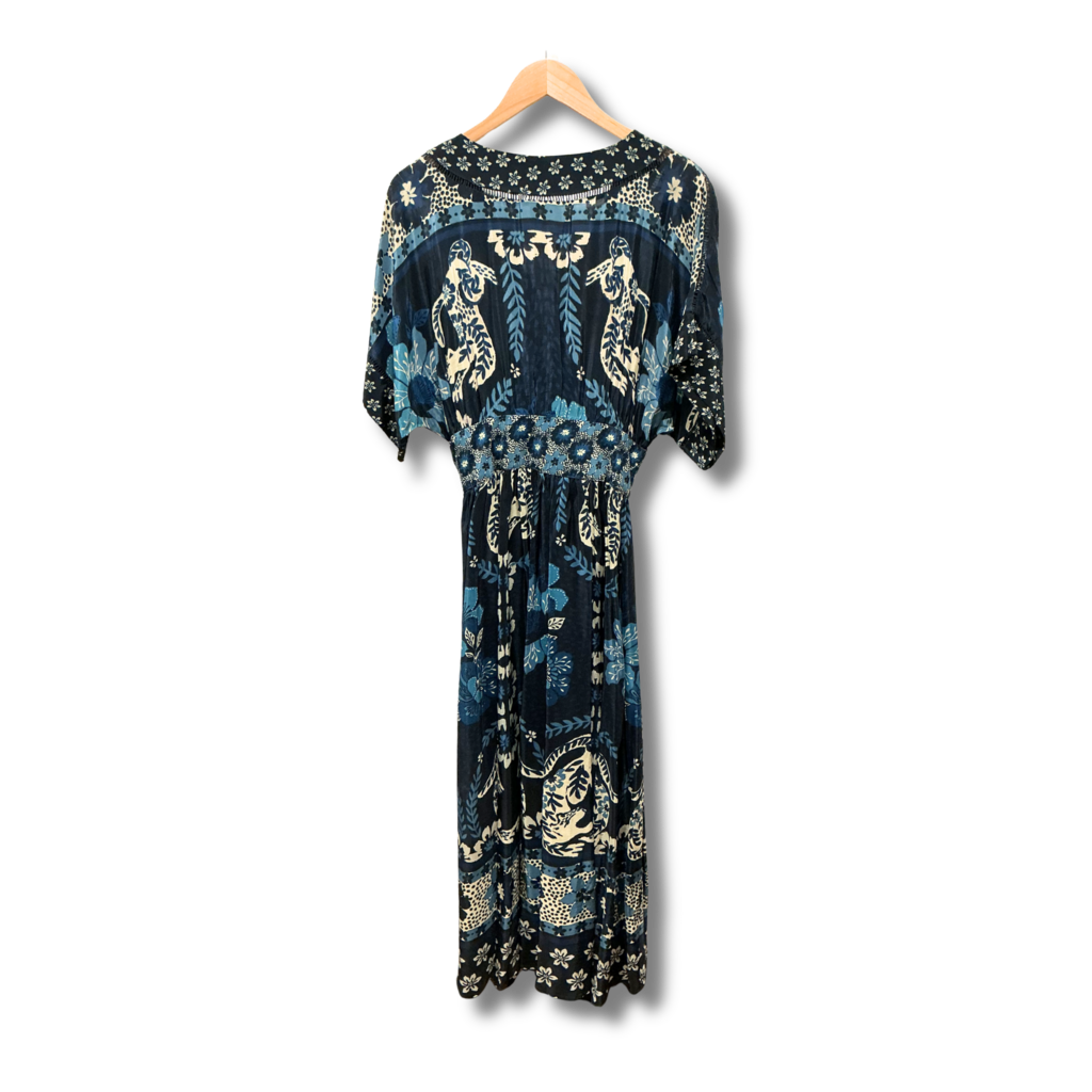 Farm Rio X Anthropologie Deep V Dress