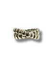 John Hardy Ribbed Twist Pavé Diamond Ring