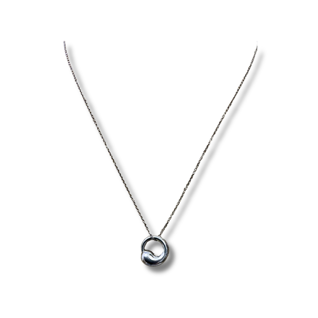 Tiffany &amp; co x Peretti Eternal Circle Pendant Necklace