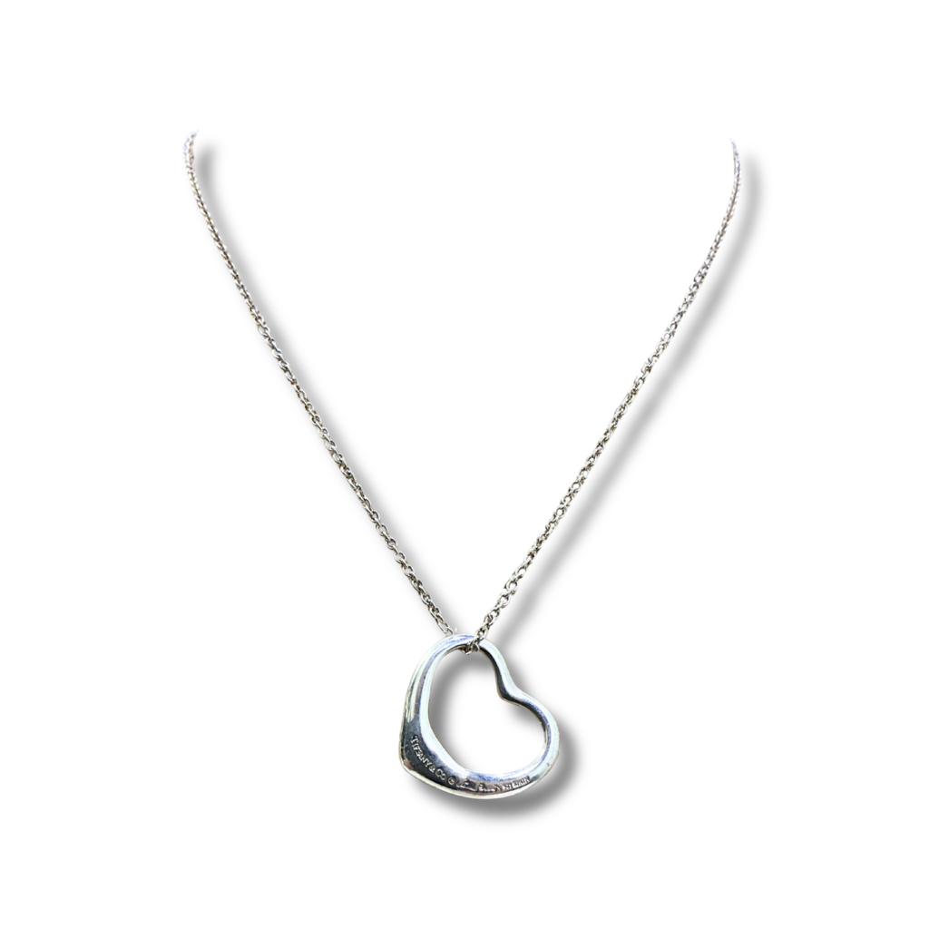 Tiffany &amp; co x Peretti Open Heart Necklace