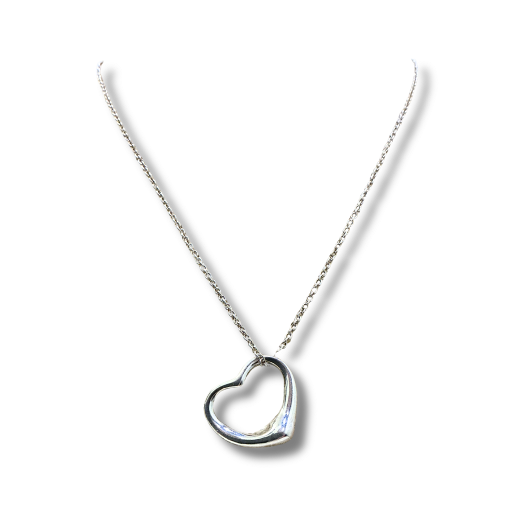 Tiffany &amp; co x Peretti Open Heart Necklace