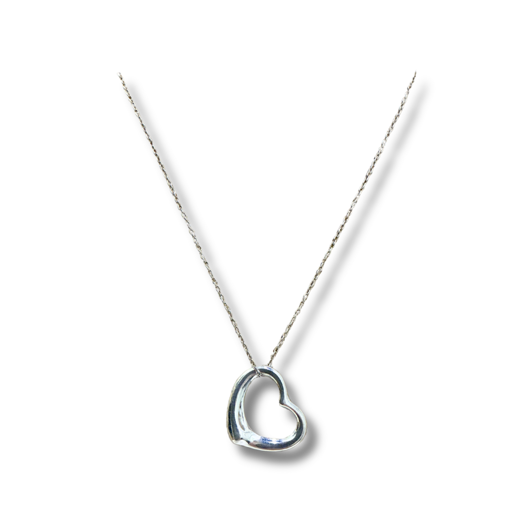 Tiffany &amp; co x Peretti Open Heart Necklace