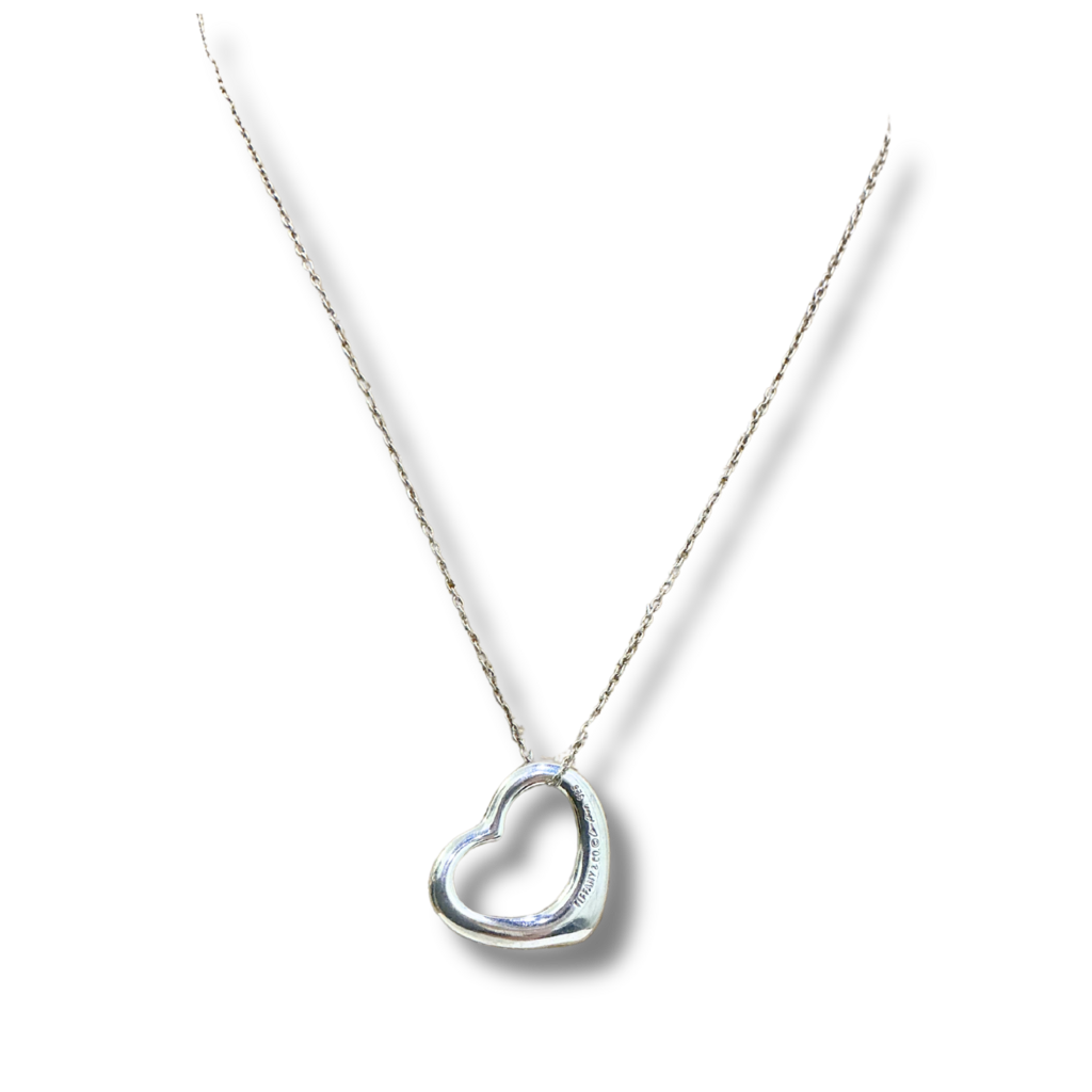 Tiffany &amp; co x Peretti Open Heart Necklace