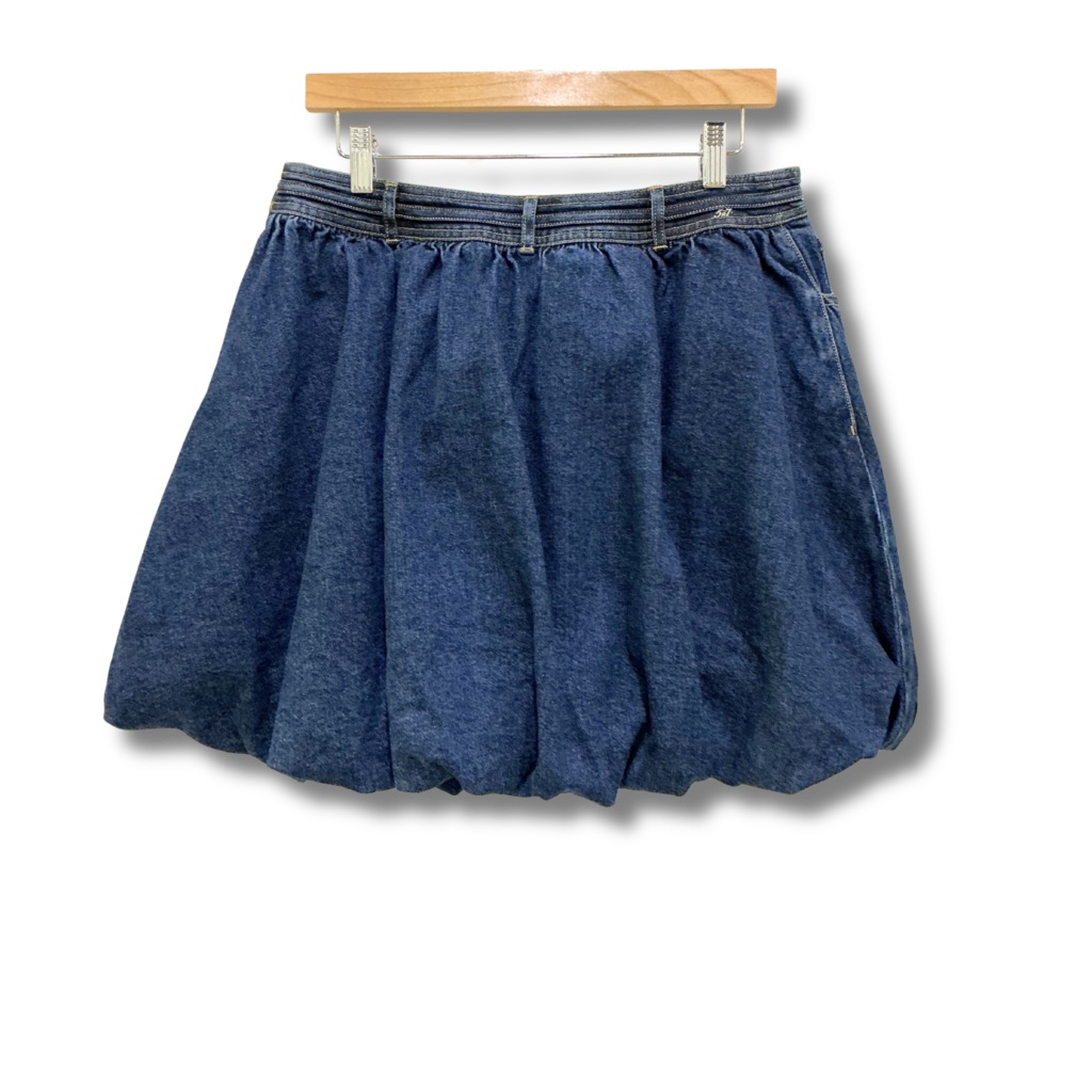 Cinq A Sept Steph Denim Bubble Miniskirt