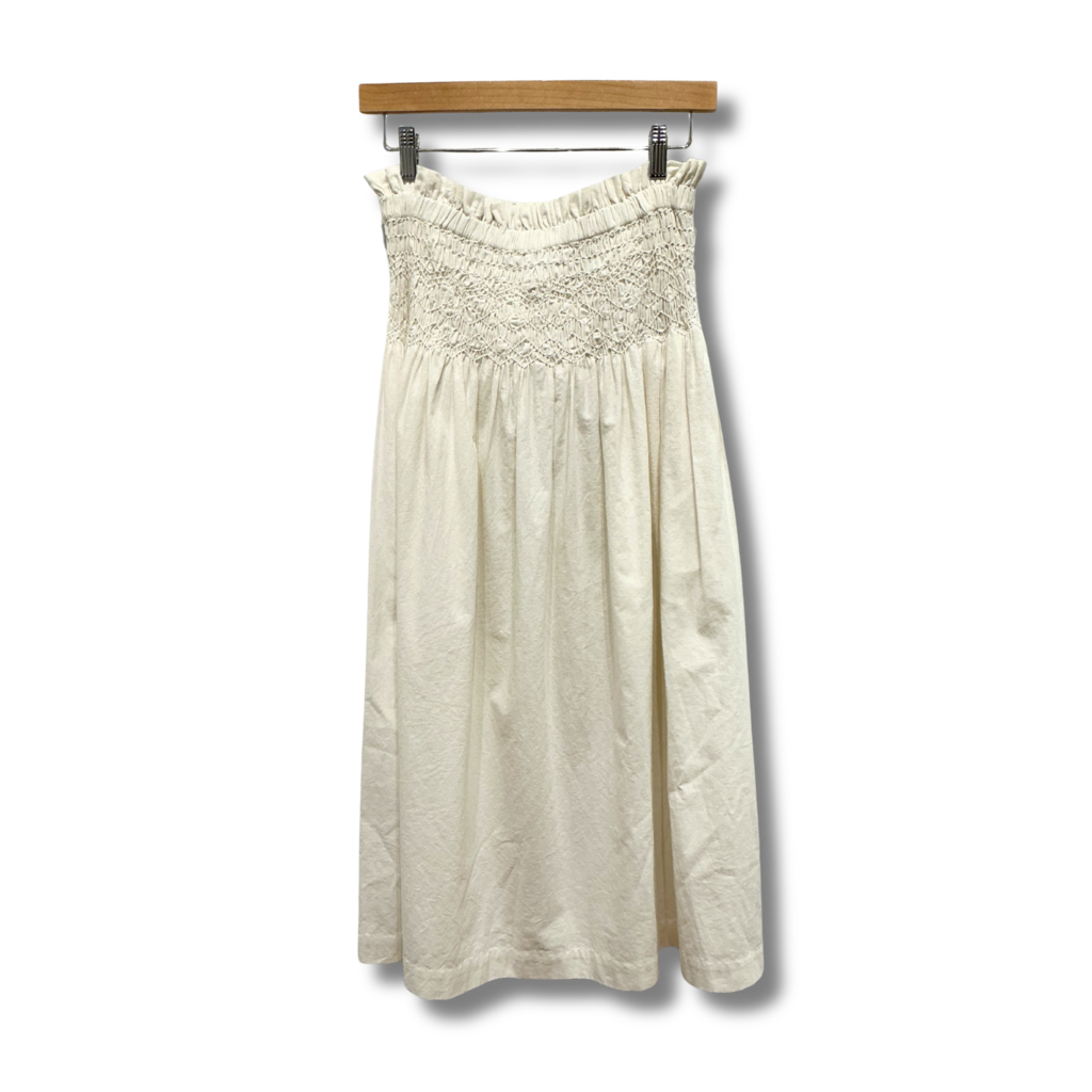Sea New York Willa Smocked Cotton Maxi Skirt