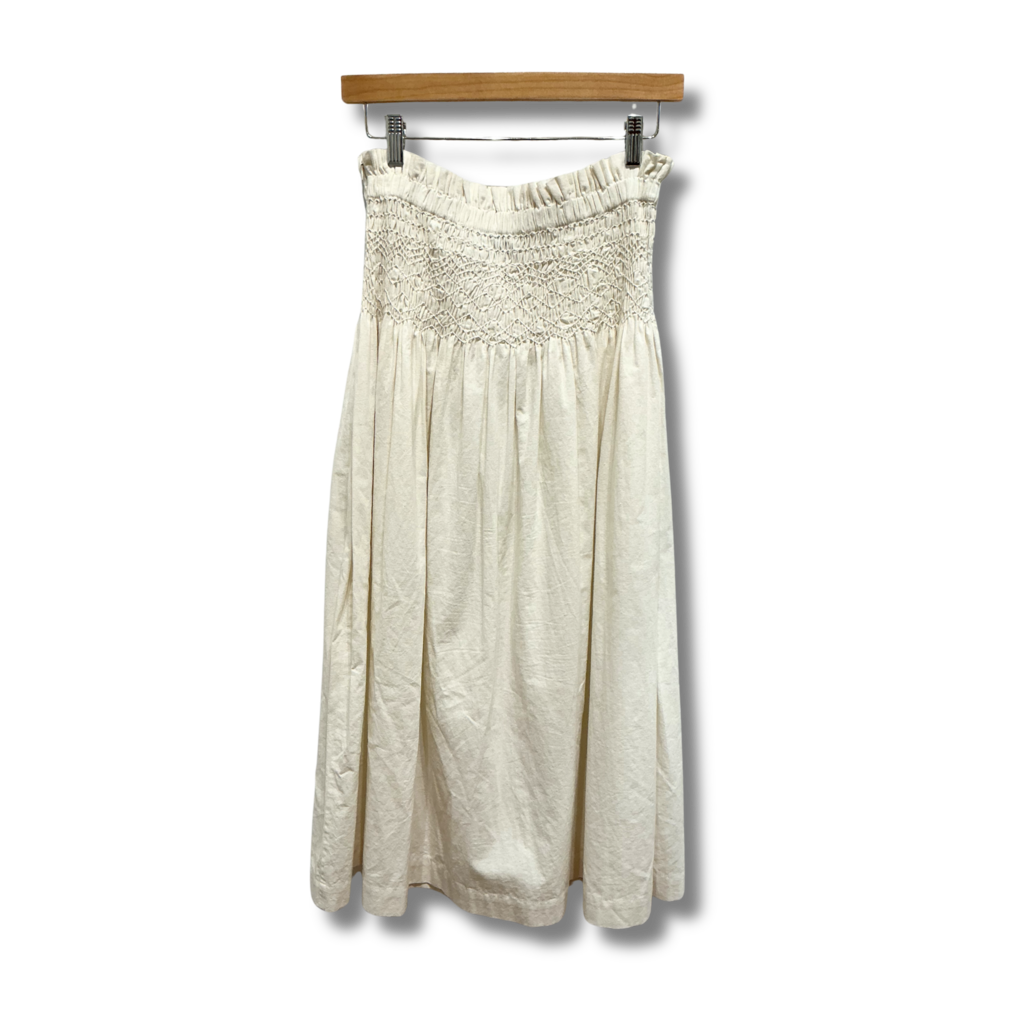 Sea New York Willa Smocked Cotton Maxi Skirt