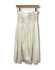 Sea New York Willa Smocked Cotton Maxi Skirt