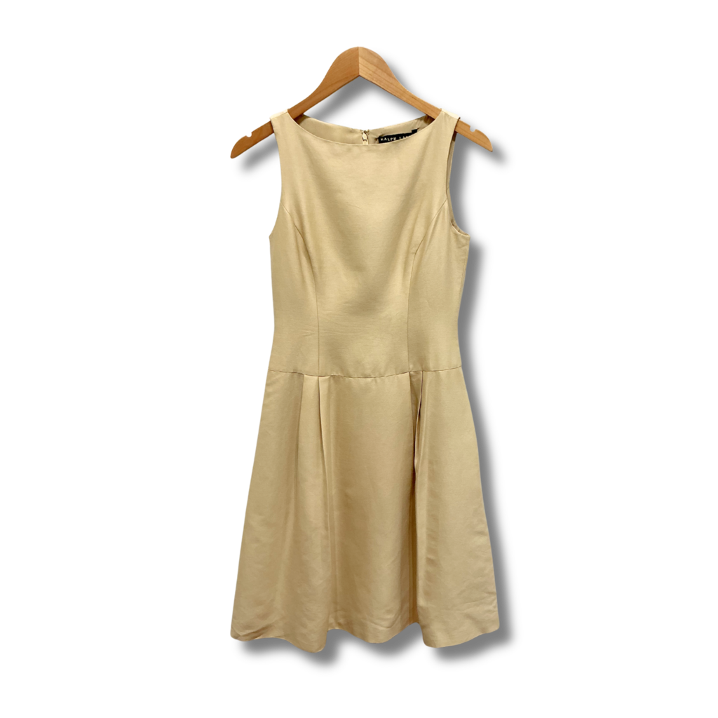 Ralph Lauren black label Pleated Cocktail Dress