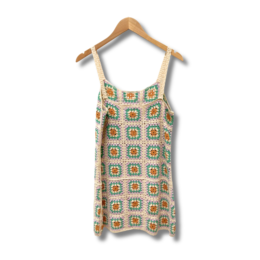 Love + Harmony Crochet Granny Square Dress