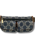 Celine Denim Macadam Waist Bag