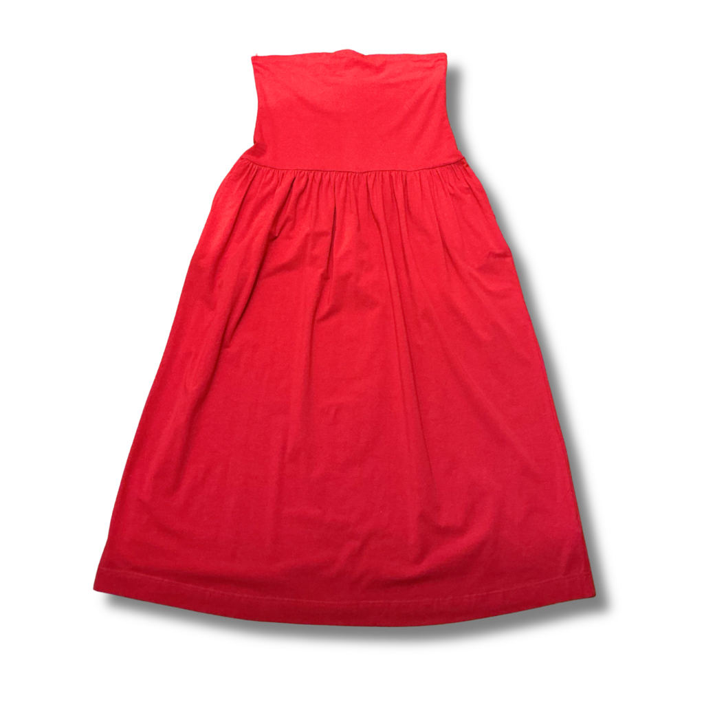 Next Bandeau Drop Waist Maxi Dress