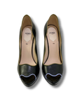 Fendi Scalloped Peep Toe Pumps
