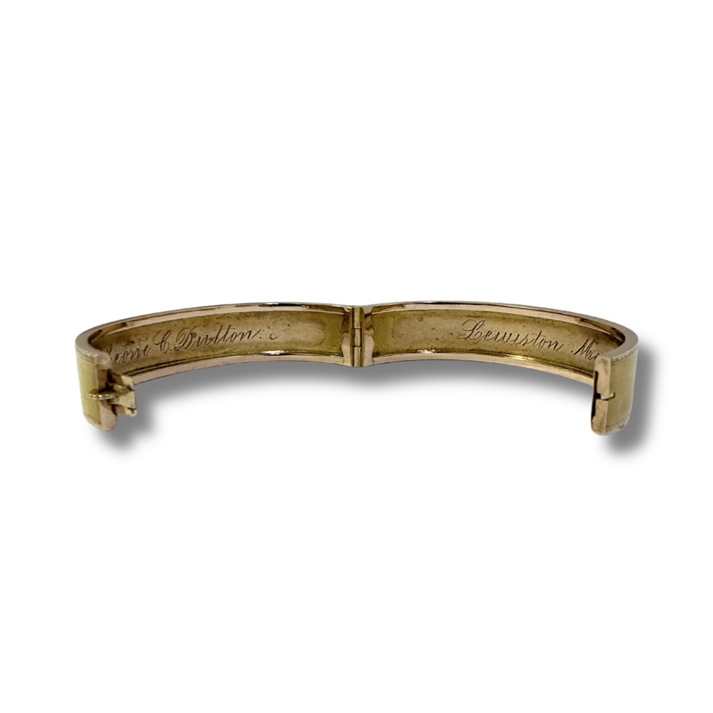 Engraved Bangle Bracelet