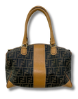 Fendi Zucca Boston Bag