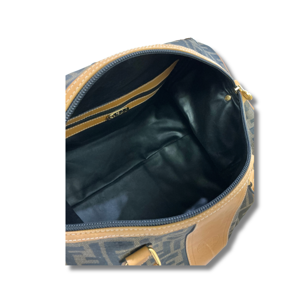 Fendi Zucca Boston Bag
