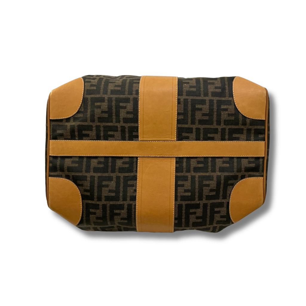 Fendi Zucca Boston Bag
