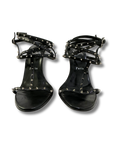 Louboutin Bombina Studded Leather Strappy Heels