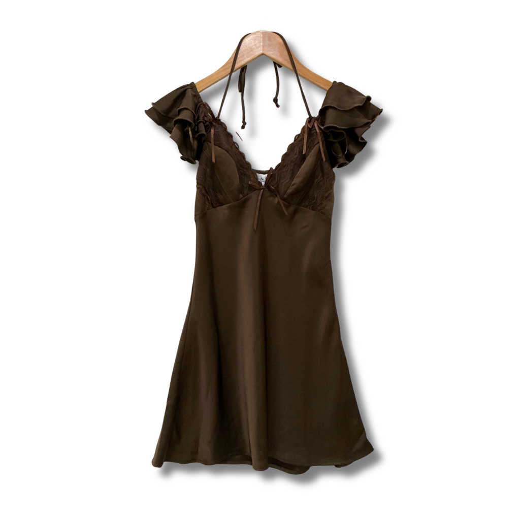 Sky To Moon Satin Midi Dress
