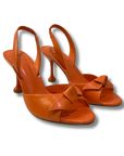 Alexandre Birman Clarita Easy Leather Slingback Heels