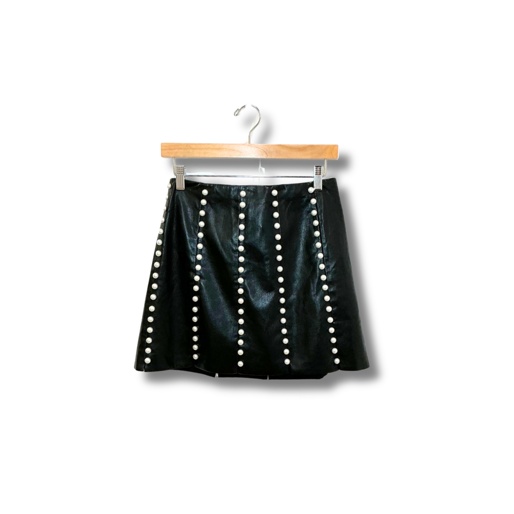Alice &amp; Olivia Faux Leather Skirt