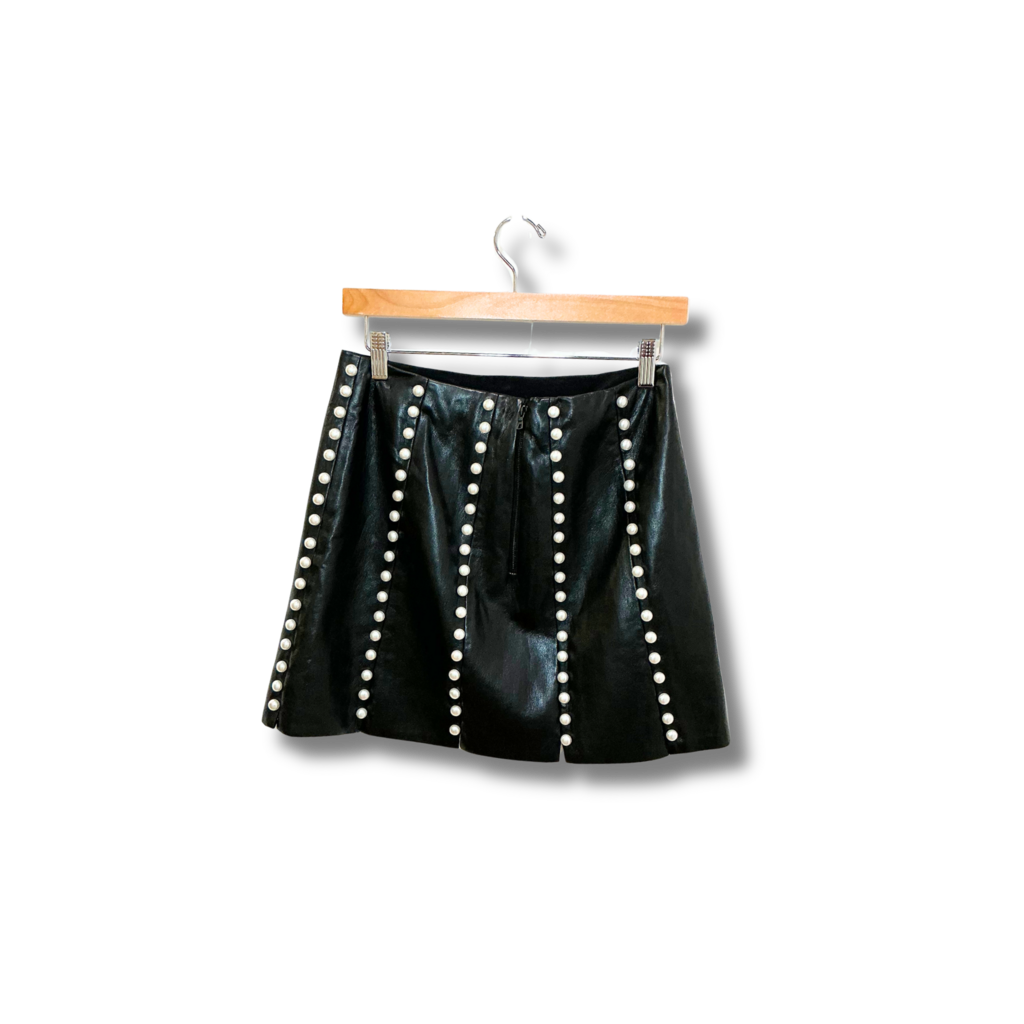 Alice &amp; Olivia Faux Leather Skirt