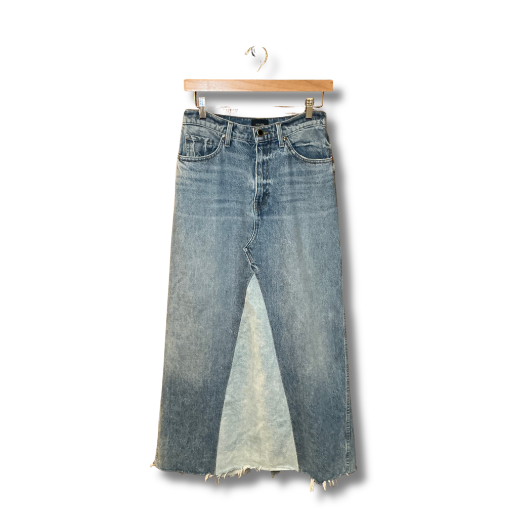 Khaite Maxi denim skirt