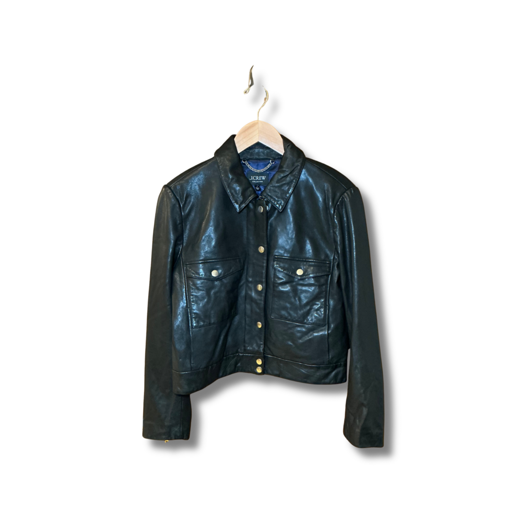 J.crew Collection Leather Jacket