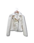 Marie Oliver Faux Leather Jacket