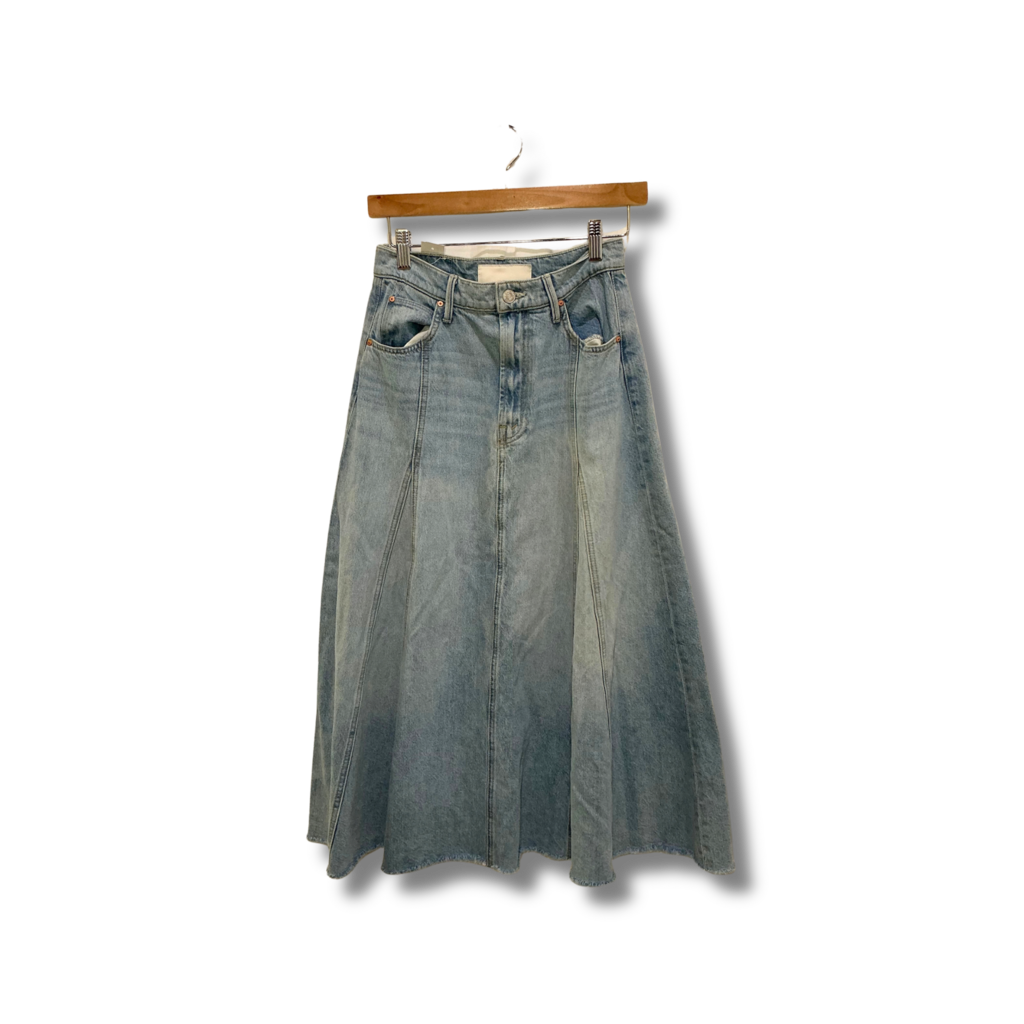 Mother Denim Maxi Skirt