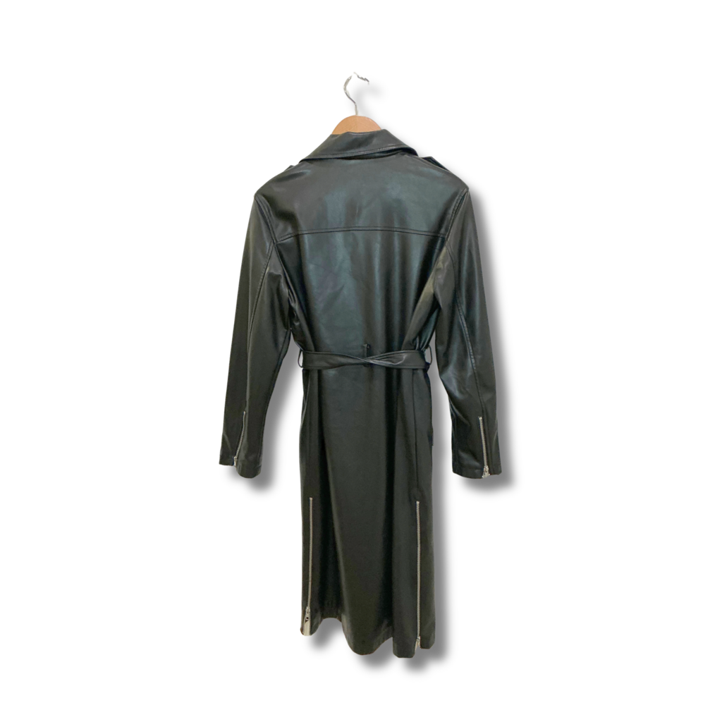 Steve Madden Long Faux Leather Jacket