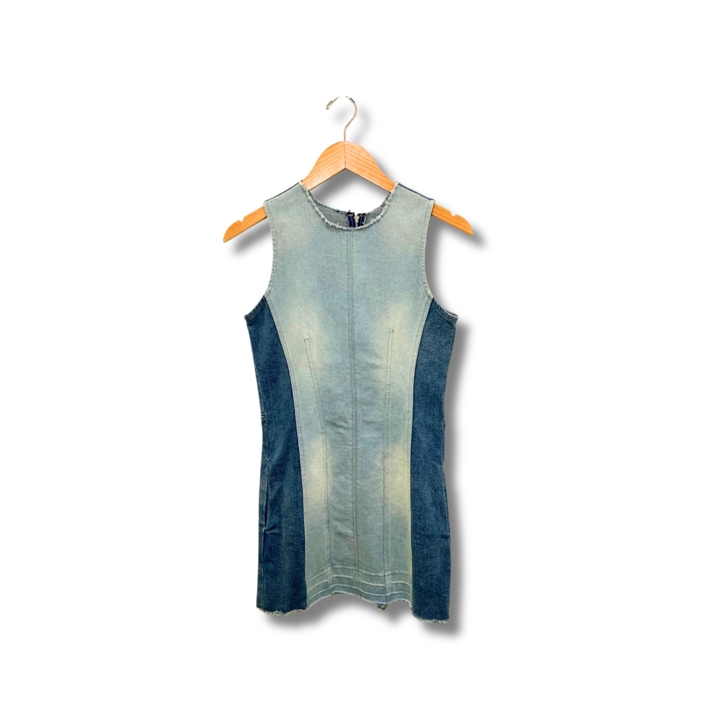 Accent Prone Denim Dress
